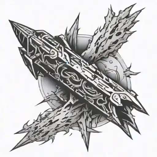 ff7 meteor tattoo design idea