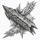 ff7 meteor tattoo design idea