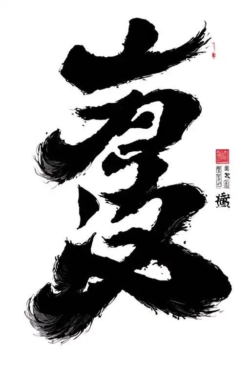 Kaizen Kanji tattoo design idea