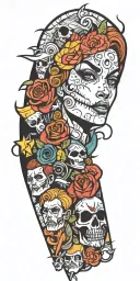 comic panel styled tattoo tattoo design idea