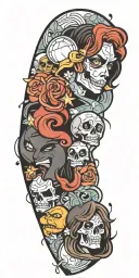 comic panel styled tattoo tattoo design idea