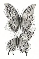 papillon tattoo design idea
