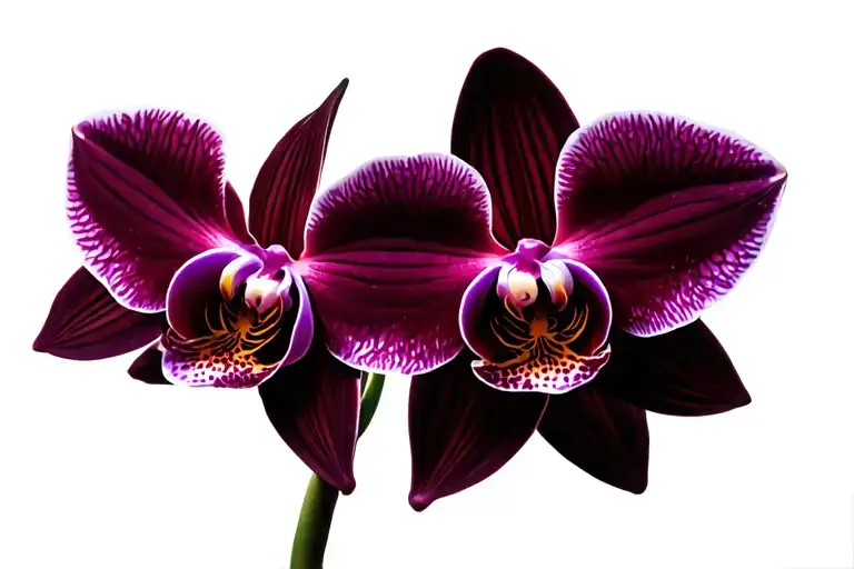 Orquidea tattoo design idea