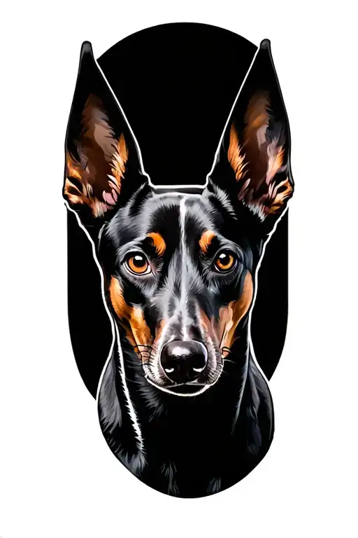 Basenji tattoo design idea