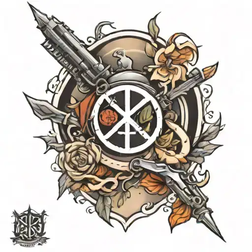 if you want peace, prepare for war tattoo design idea