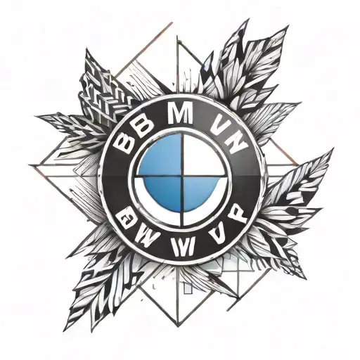 bmw logo combined tattoo tattoo design idea