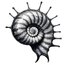 Nautilus tattoo design idea