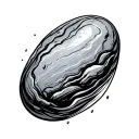 Pebble tattoo design idea