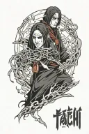 Itachi tattoo design idea