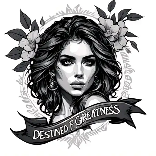 Destined For Greatness tattoo design idea