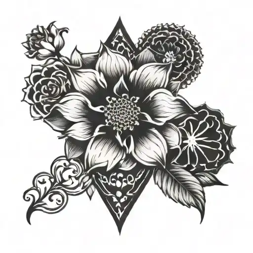 memorial tattoo design idea