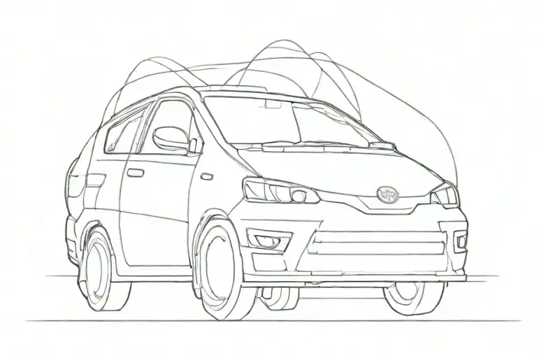 toyota height tattoo design idea