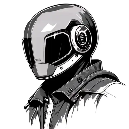 Daft Punk tattoo design idea