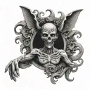 in utero nirvana tattoo design idea