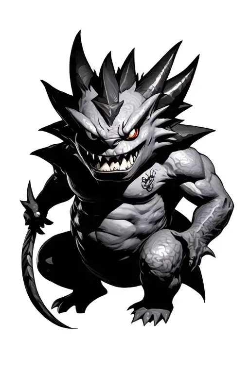 Gengar tattoo design idea