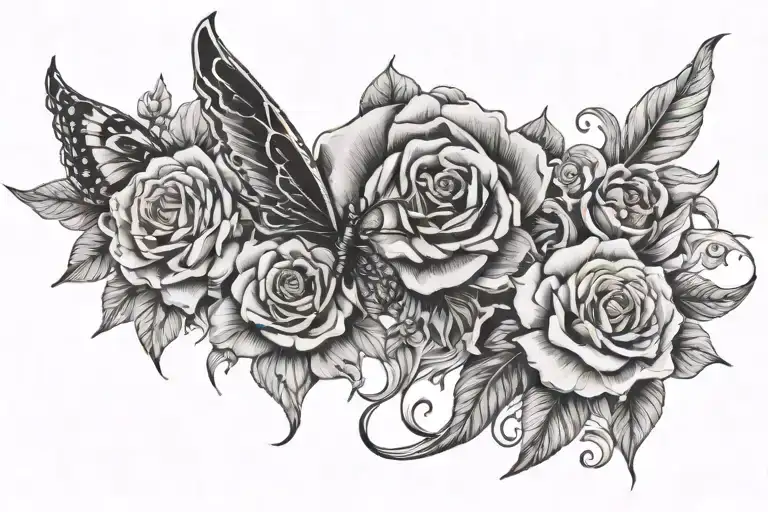 Emily Ella Eden Everly tattoo design idea