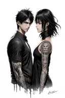 attack on titan, Levi Ackerman, mikasa Ackerman, eren Yeager and his titan tattoo design idea