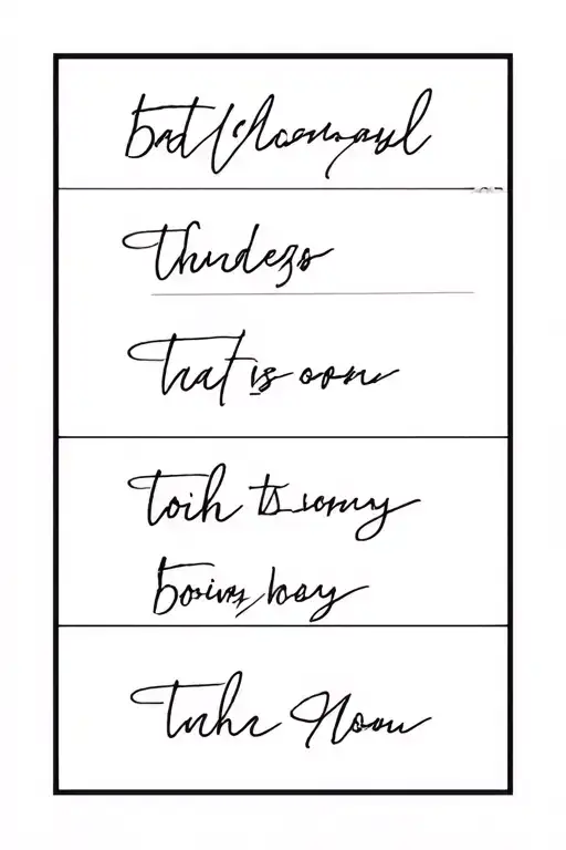 my 3 kids names and their dates of birth tattoo design idea