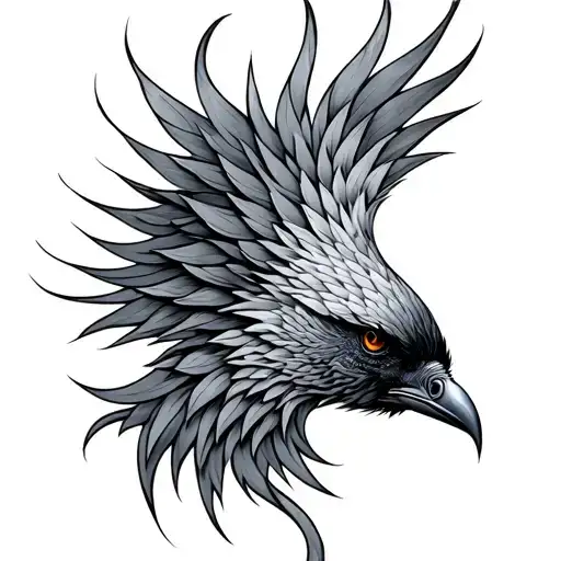 firebird tattoo design idea