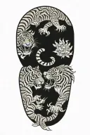 tiger tattoo design idea