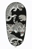 tiger tattoo design idea