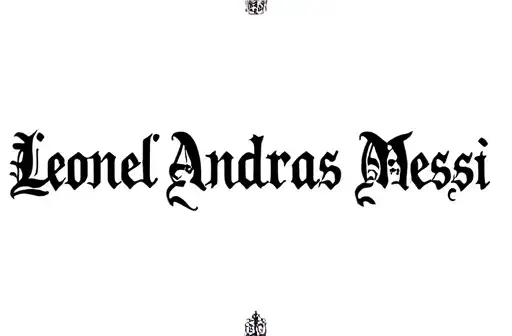 "Leonel Andreas Messi " tattoo design idea