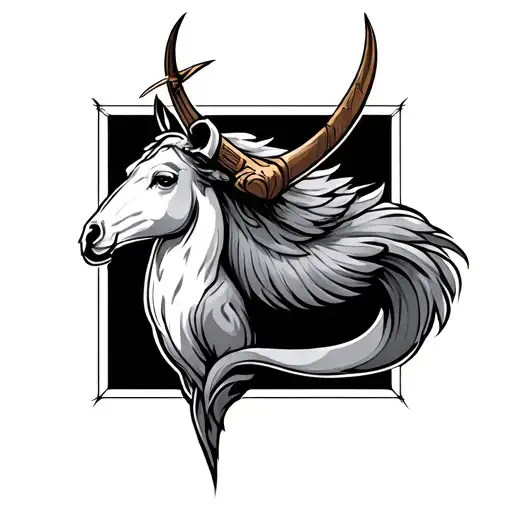 new jersey Sagittarius tattoo design idea