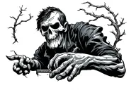 jack and the bean stock tattoo design idea