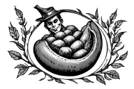 jack and the bean stock tattoo design idea