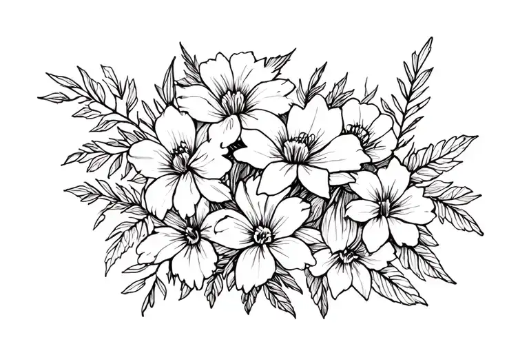 I can buy myself flowers tattoo design idea