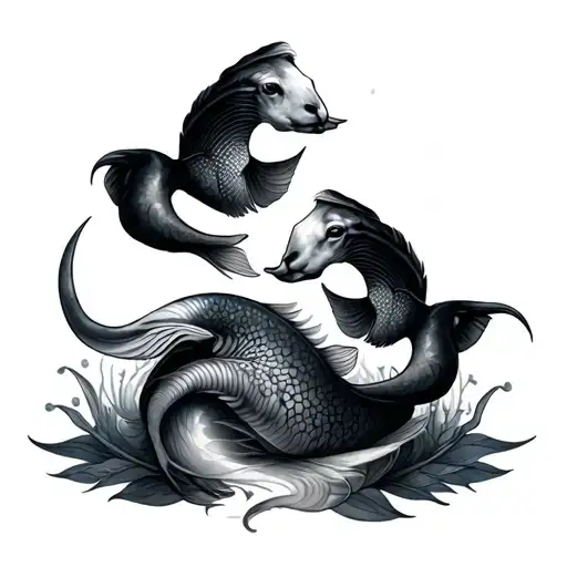 Taurus and Pisces Tattoo tattoo design idea
