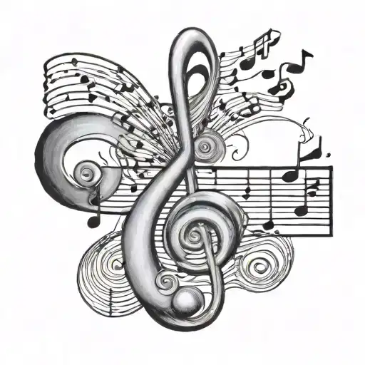 Godspeed music notes and 12/19/05 tattoo design idea