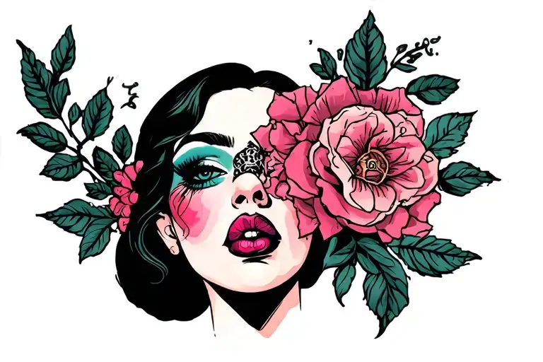 sissy slut tattoo design idea