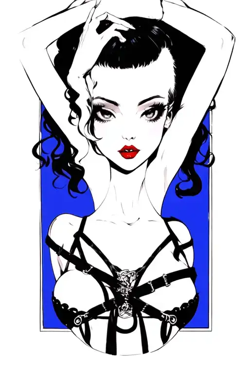 "femdom" "dominatrix" "mistress" "whole body" "bondage" "dungeon" tattoo design idea