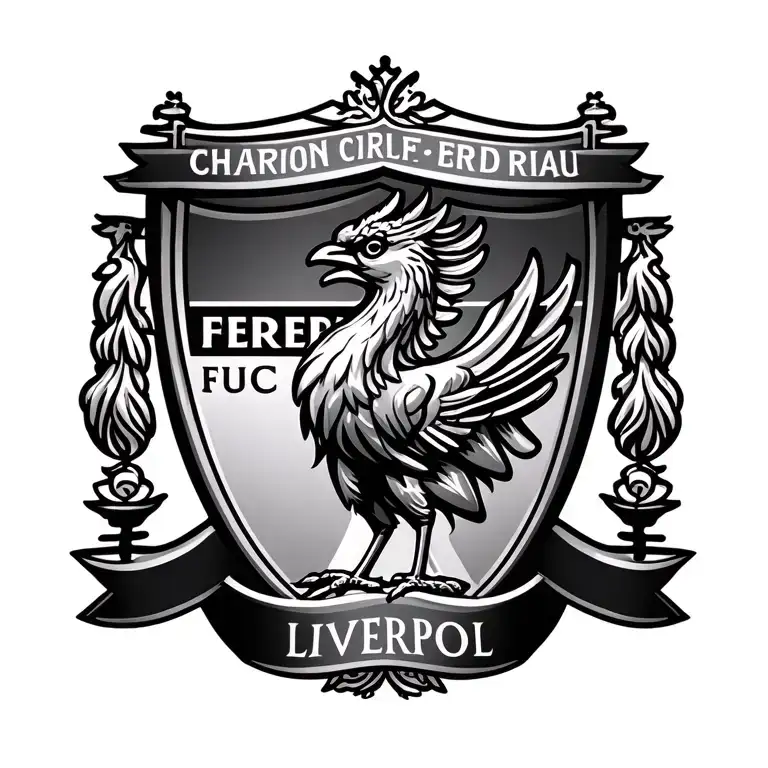 Liverpool FC Liverbird logo tattoo design idea