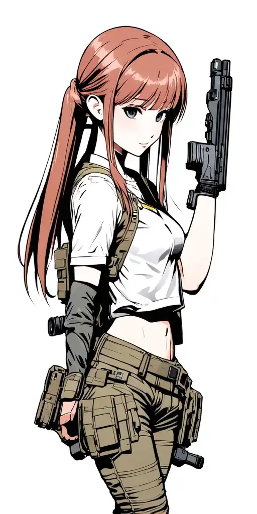 Tactical Anime Girl Asuna Yuki Tattoo tattoo design idea