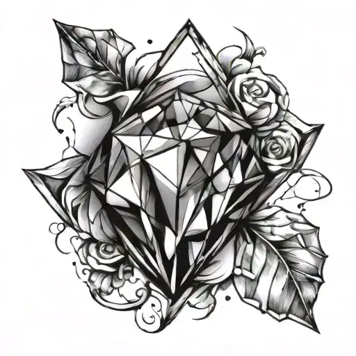 Diamond In The Rough tattoo design idea