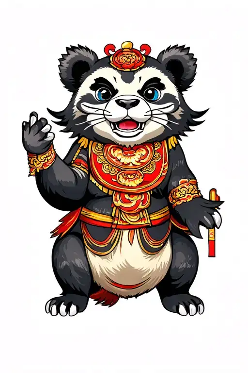Tai Lung from lung fu panda tattoo design idea