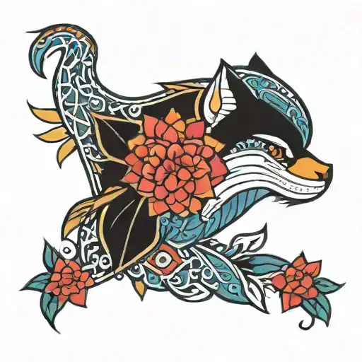 mosaic style tattoo tattoo design idea