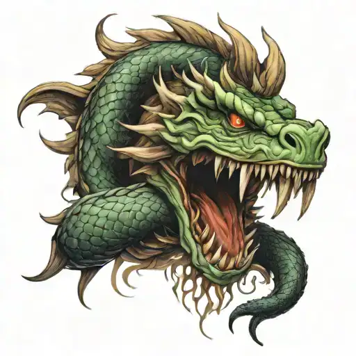 Jörmungandr tattoo design idea