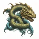 Jörmungandr tattoo design idea