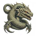 Jörmungandr tattoo design idea
