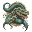 Jörmungandr tattoo design idea