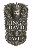 king David III name tattoo design tattoo design idea