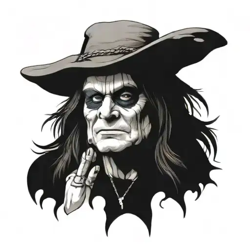 Ozzy Osbourne tattoo design idea
