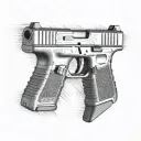 glock 19 tattoo design idea