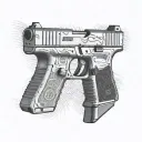 glock 19 tattoo design idea