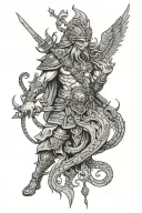 Polish mythology tattoo design idea