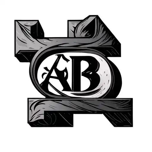 Abc Blocks tattoo design idea