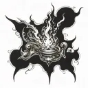  What is to give light must endure burning tattoo design idea